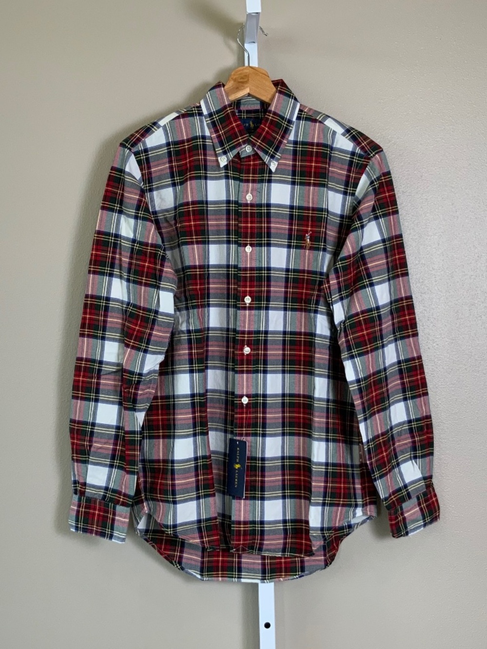 Polo Ralph Lauren Classic Fit Plaid Button Down Oxford Shirt